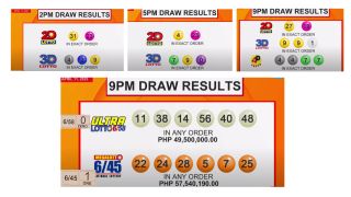 April 11, 2025 - Megalotto 6/45 & Ultralotto 6/58 PCSO 4D,2D,3D Lotto Game Winners